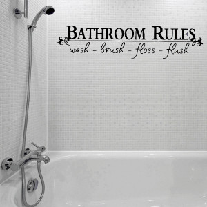 Bathroom Shower Wall Decals Quotes