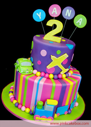2nd Birthday Children’s Cake (1222)