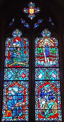 Stained glass of Jackson's life in the Washington National Cathedral ...