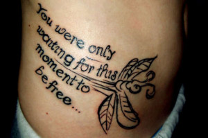 Inspirational Dragonfly Tattoo