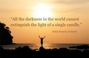 The Light of a Single Candle – Saint Francis