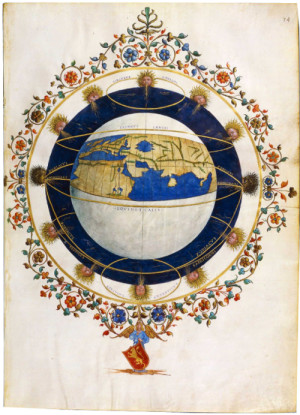 Claudius Ptolemy, Cosmographia, The inhabited world on the earth ...