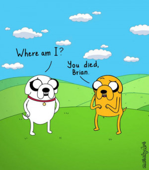 adventure time, brian griffin, family guy, funny, rip brian