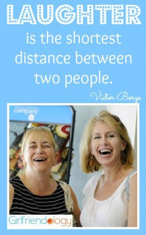 is the shortest distance between two people. ~Victor Borge #quote ...