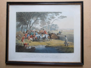 Pair Of Hand Coloured Aquatints The Death Tom Moody Burial picture