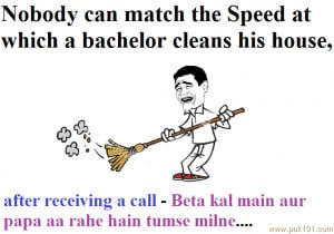 Cleaning Speed Of a Bachelor