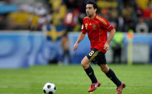 Xavi And Iniesta Passing Someone who can pass the