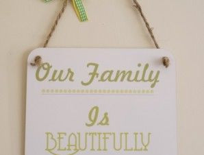 quote about family. Quote reads: Our family is beautifully blended ...