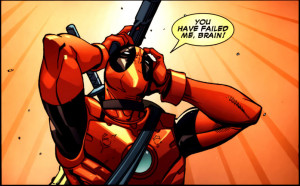 Deadpool and his brain