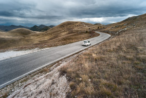 Road for a Romantic Long Drive