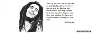 Click below to upload this Bob Marley Quote Cover!