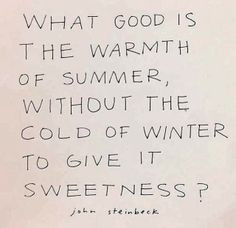 quote by John Steinbeck | As much as I complain about winter, summer ...
