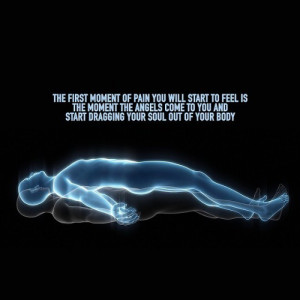 will be greeted by the angels of Mercy. These angels will slowly take ...