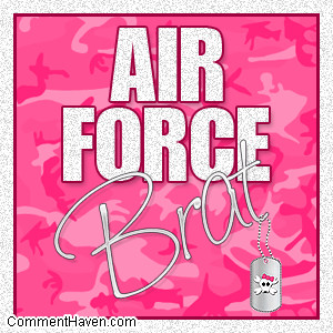 ... airforcebrat dogtag air force wife pink camo air force my soldier