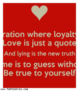 Tattoo Quotes About Being True To Yourself 1