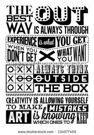 Set of Retro Vintage Motivational Quotes with Calligraphic and ...