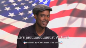 Chris Rock’s Message to White Voters: Vote for the White Guy…Obama