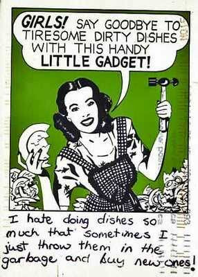 hate washing dishes!