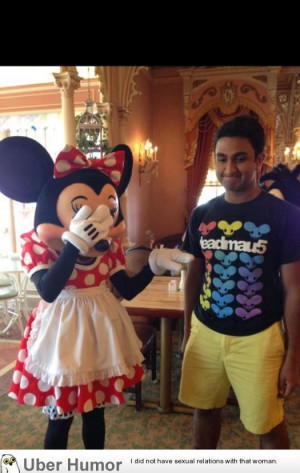 My friend went to Disneyland wearing the wrong shirt.