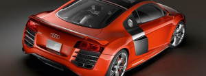 Red R8 rear Timeline Cover