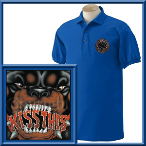 Details about Kiss This Rottweiler Dog Funny Polo Shirt S-2X,3X,4X,5X
