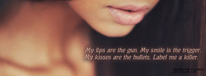 My Lips Are The Gun Facebook Covers