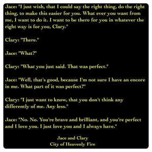 ... Fire by Cassandra Clare ~ The Mortal Instruments book 6) Quote