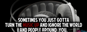 Turn The Music Up Facebook Cover