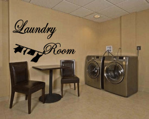 Details about Laundry Room Vinyl Wall Art Sticker Quotes Decal Sticker ...