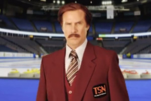 Ferrell to Call Canadian Curling Event for TSN as Ron Burgundy (Video