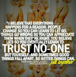 ... Quotes, Random Quotes, Trust, Marilynmonroe, Truths, Favorite Quotes