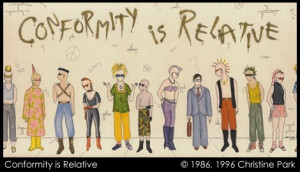 fig 1. Relativity of conformity