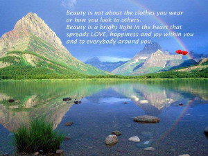Beautiful Sceneries With Quotes Nice sceneries with messages,
