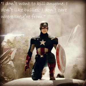 Captain America Quote by HayleyyStark