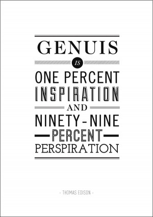 Inspirational Typography Posters: Quotes Einstein, Jobs, Lincoln