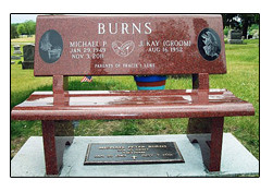 bench also called cremation niche bench or cremation memorial bench ...