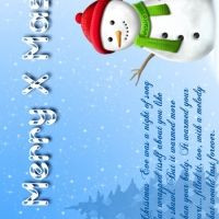 Beautiful Christmas Wish From Snowman ️