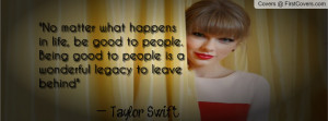 Taylor Swift Quote Profile Facebook Covers