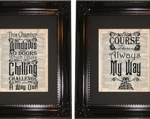 Haunted Mansion Quote , Dictionary Art Print, Vintage Dictionary ...