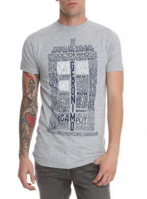 Doctor Who TARDIS Quotes Slim-Fit T-Shirt | Hot Topic