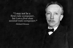 richard strauss first rate composer