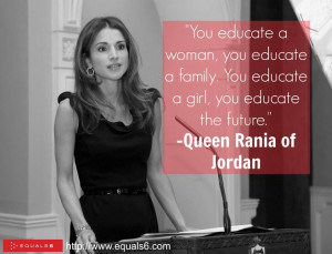 Queen Rania of Jordan Al Abdullah, Queens Rania Quotes, Queenrania ...