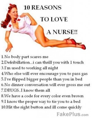 10 reasons to love a nurse