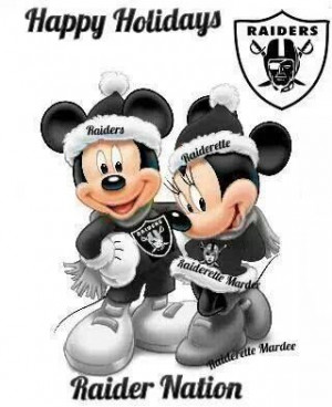 Raider Nation, Mickey Style!! : )