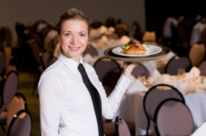 Picture of a waitress