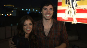Lucy Hale Punk'd - Ian Harding - lucy-and-ian Photo