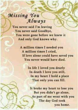 Missing You Always
