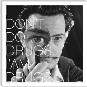 Salvador Dali Quote (Canvas Art Print from $36.99) #drugs #quotes