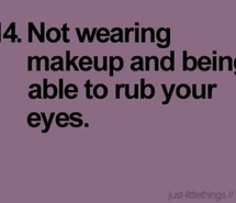 eyes, funny, makeup, purple, quote, true