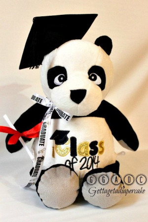 Graduation Panda class of 2014Graduation by Gottagetadiapercake, $34 ...